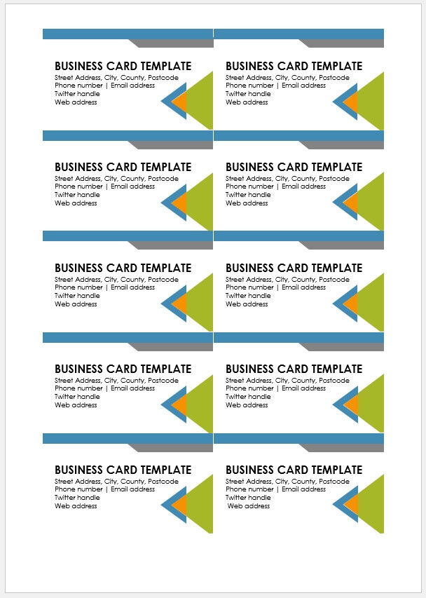  Free Printable Business Card Template Templateral With Free 