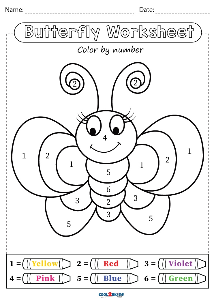 printable butterfly activity