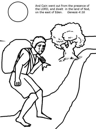 Free Printable Cain And Abel Coloring Pages Caini Romania