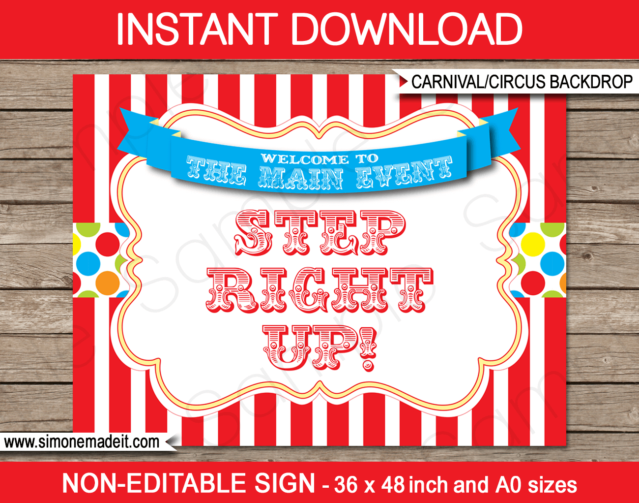 Free Printable Carnival Decorations Free Printable