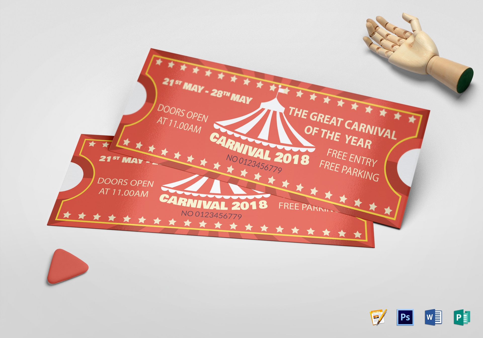 free printable carnival game tickets