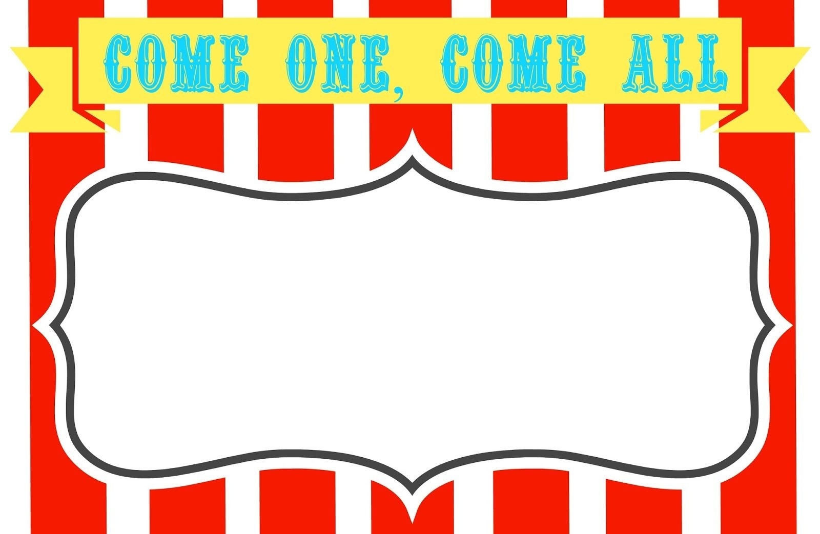 Free Printable Carnival Signs Free Printable