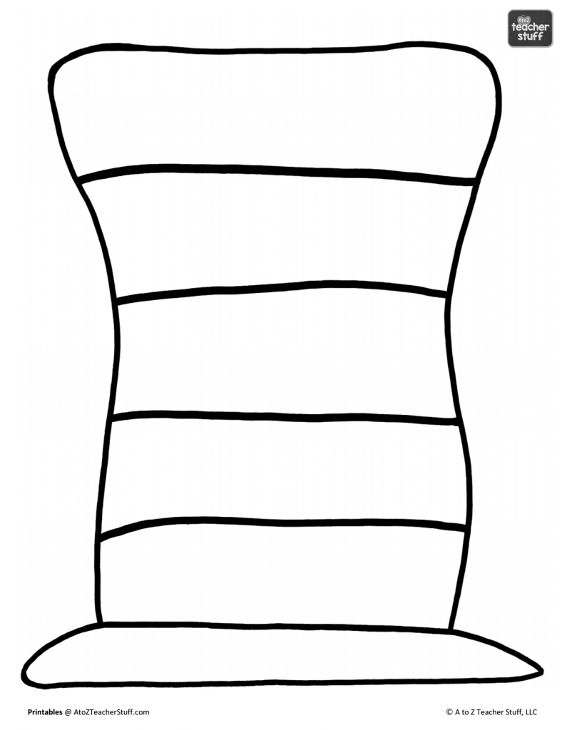Free Printable Cat In The Hat Template Printable Templates Online By 