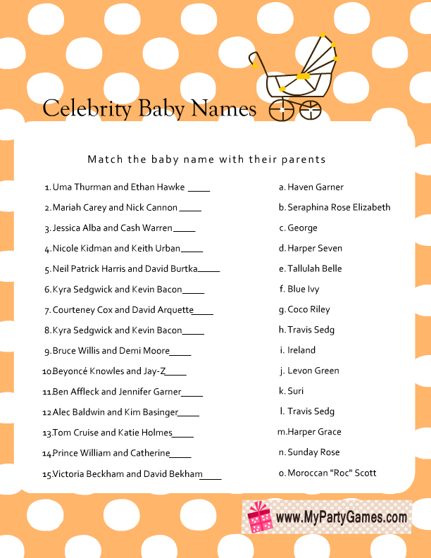 free printable celebrity baby game by nellie design