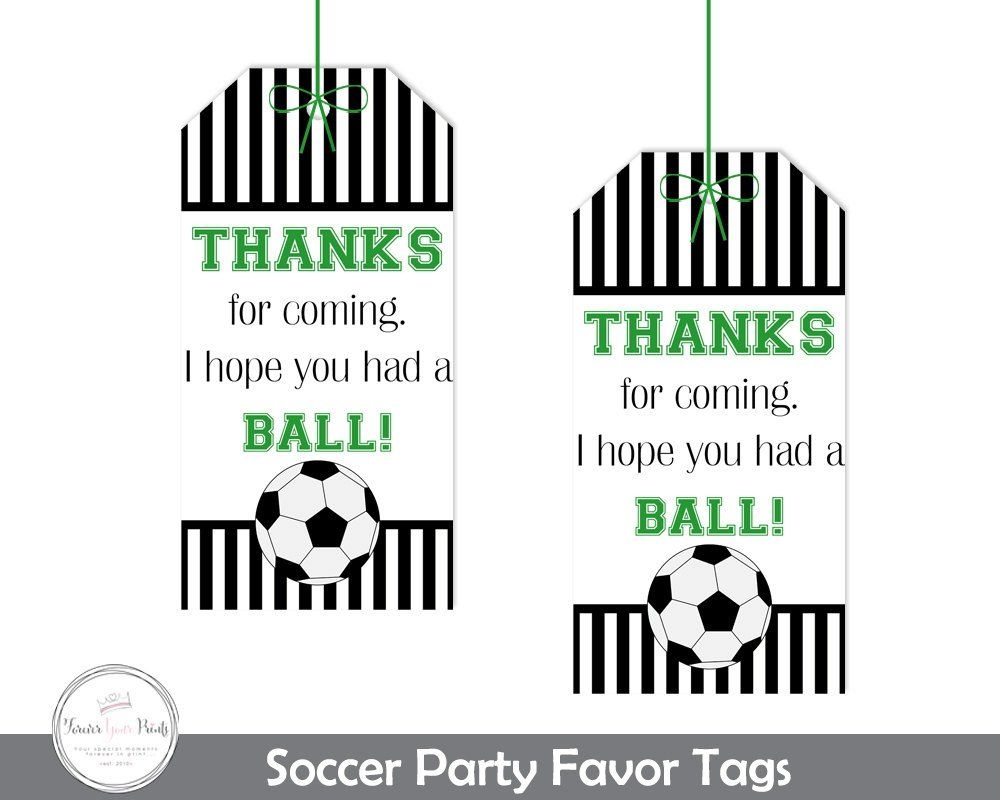 Free Printable Cheetahs Soccer Gift Tags Ann C Borman