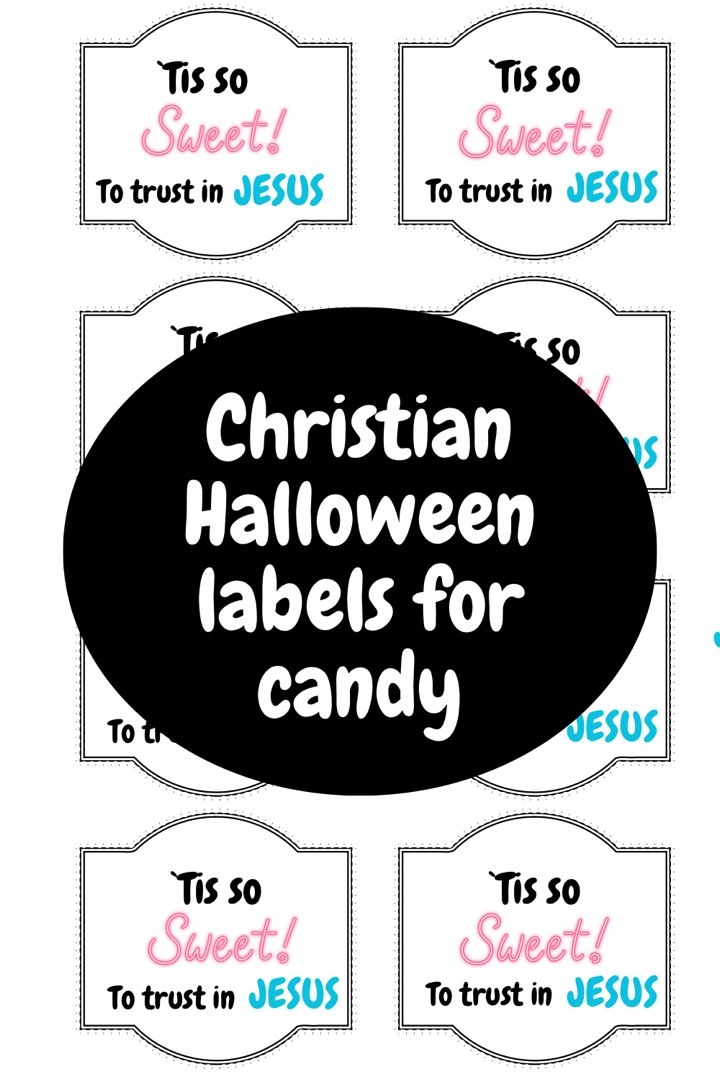 Free Printable Christian Halloween Candy Labels In 2023 Christian 