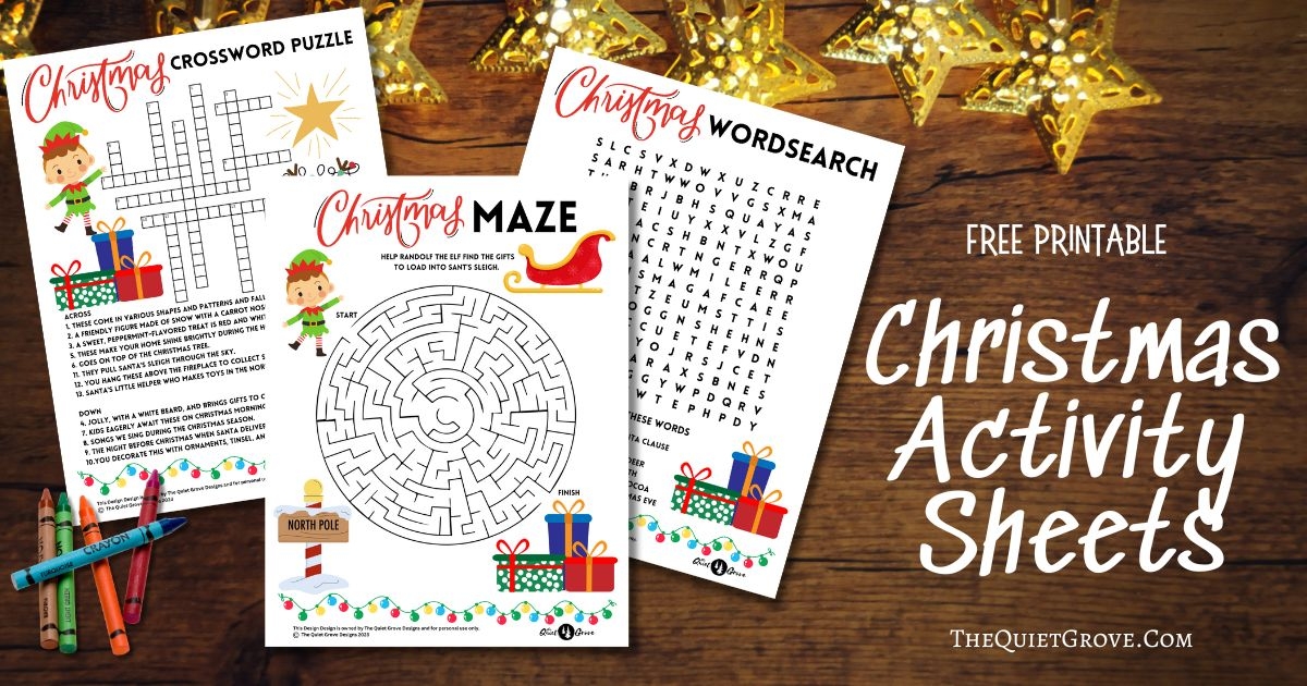 Free Printable Christmas Activity Sheets Download Free Printable 