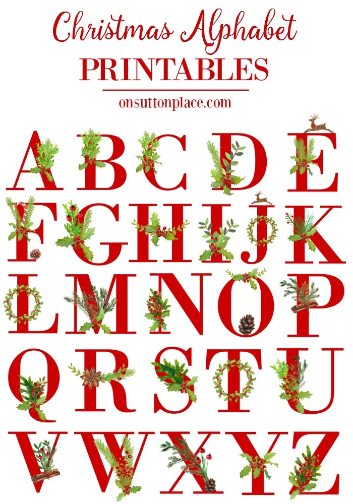 Free Printable Christmas Alphabet Worksheets Printable Worksheets