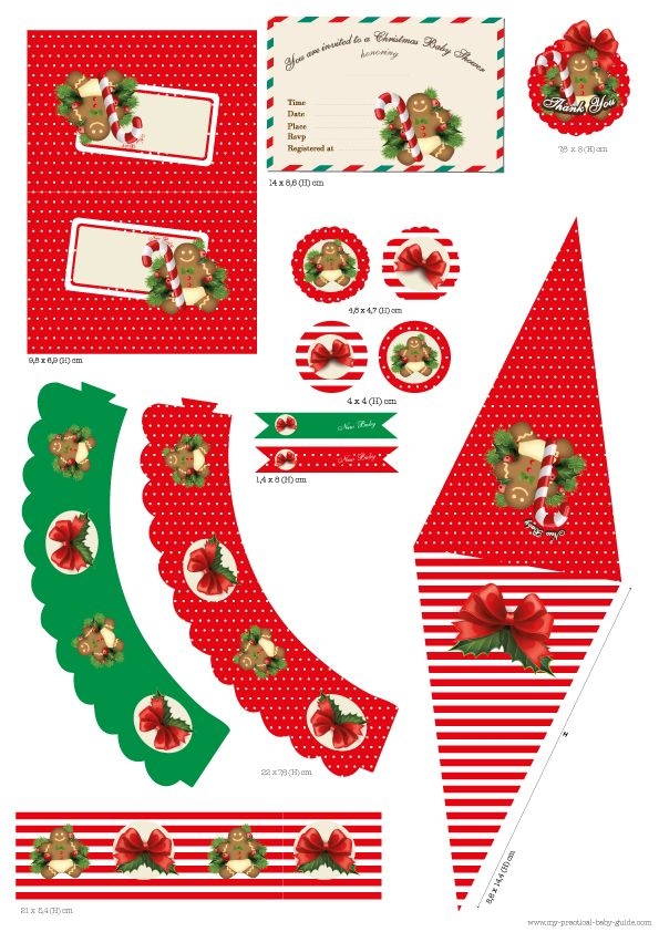 free printable christmas baby shower games