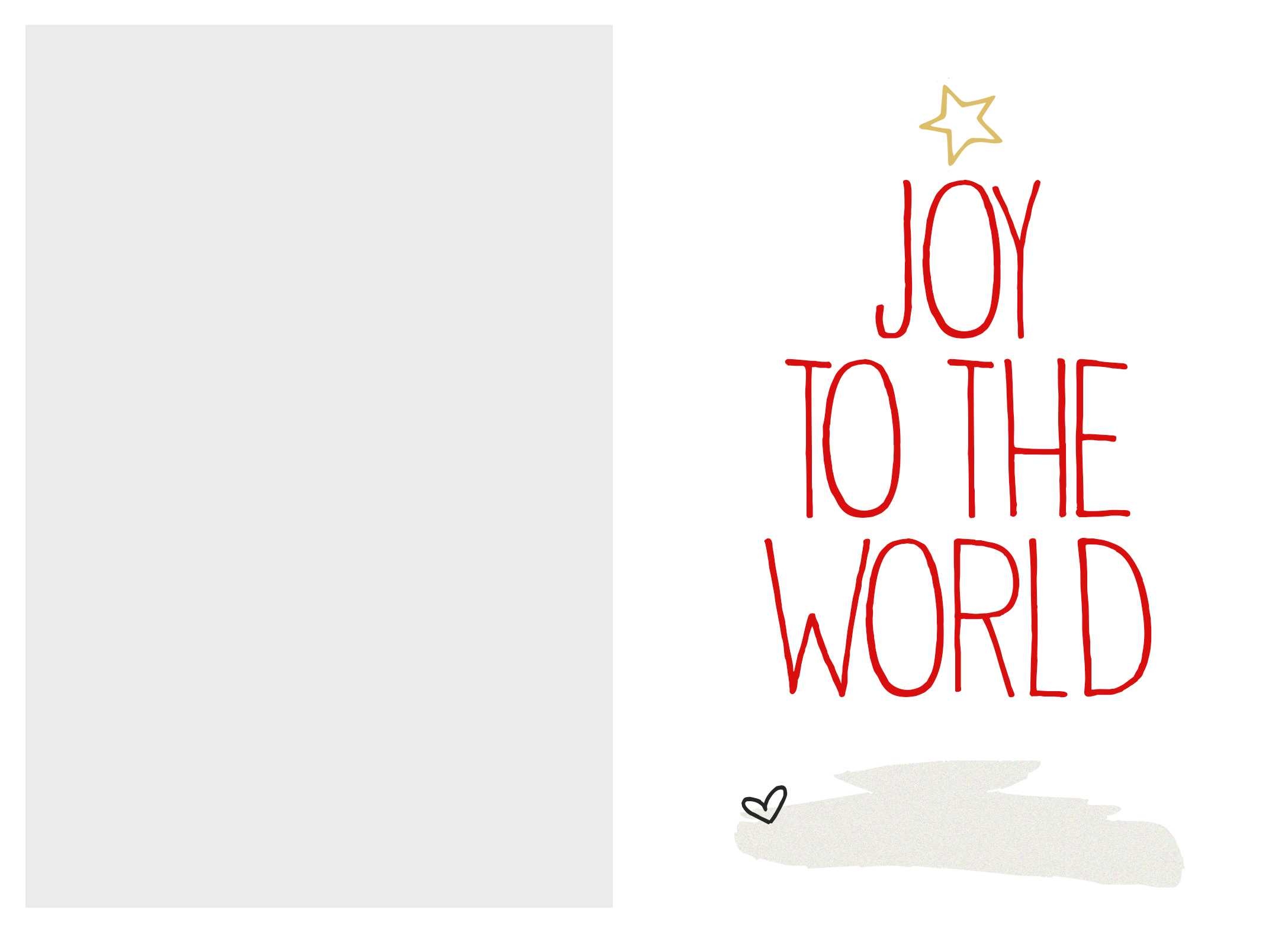 Free Printable Christmas Card Templates Christmas Printables With