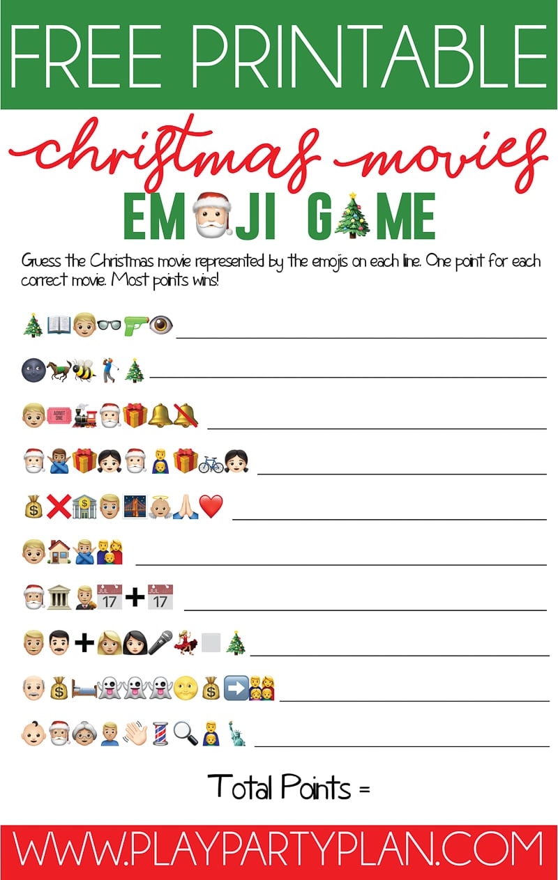 free printable christmas game sheets