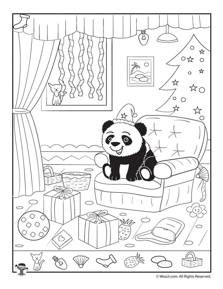 Free Printable Christmas Hidden Pictures Printable Templates Free