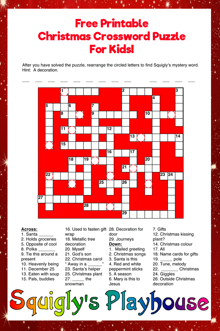 Free Printable Christmas Puzzle Games Free Printable