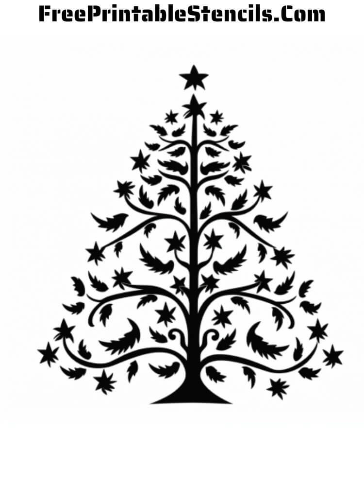 Free Printable Christmas Tree Stencils Free Printable Stencils