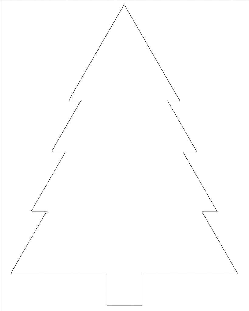 free printable pictures of christmas trees