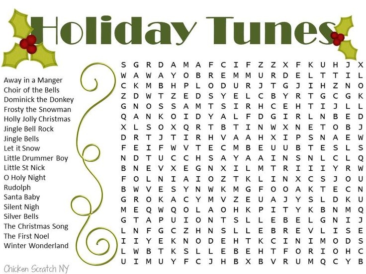 Free Printable Christmas Word Searches Worksheets Library