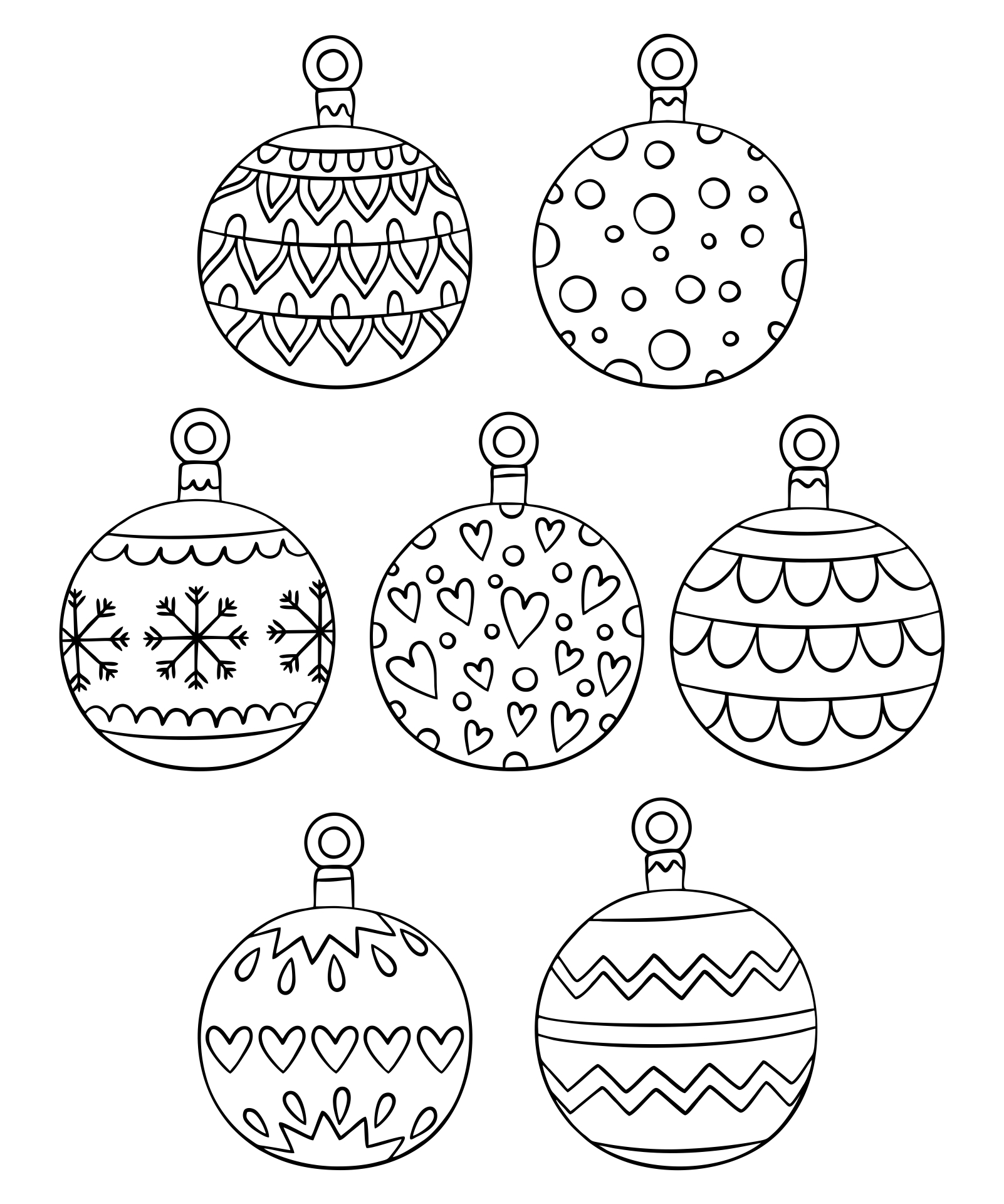 printable coloring christmas pictures