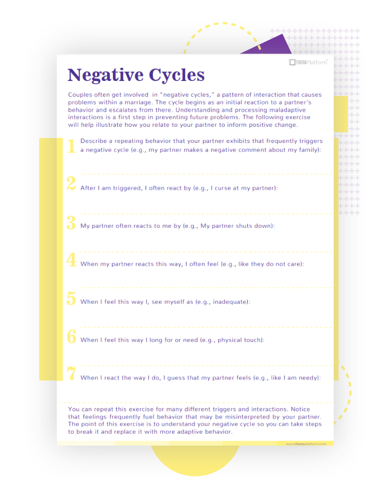 Free Printable Couples Therapy Worksheets Free Printable Templates