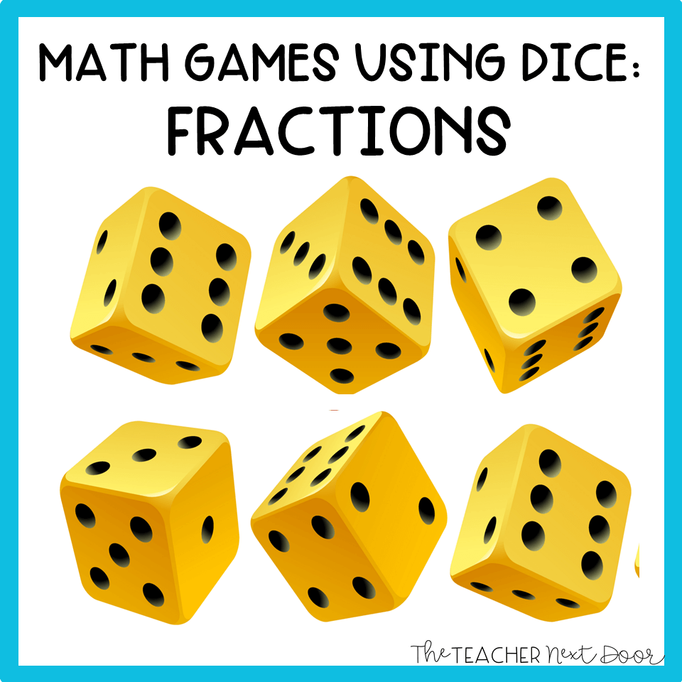 free printable dice math games