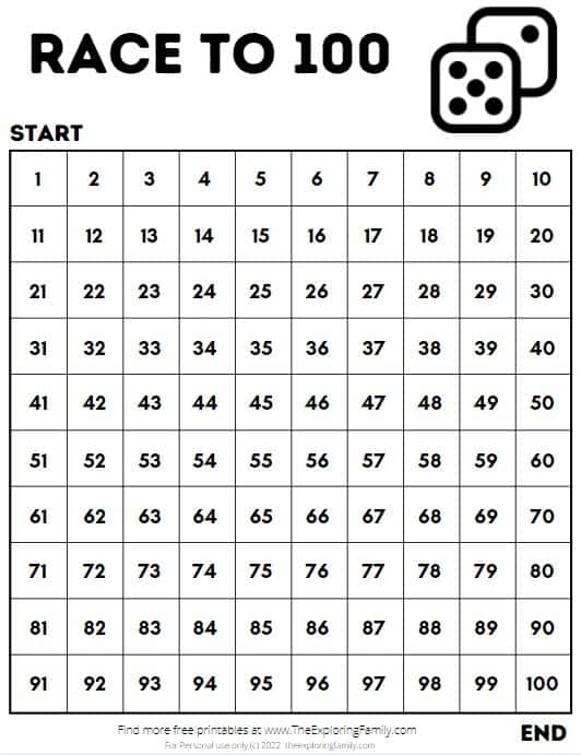 Free Printable Dice Games For Math Download Free Printable Dice Games 