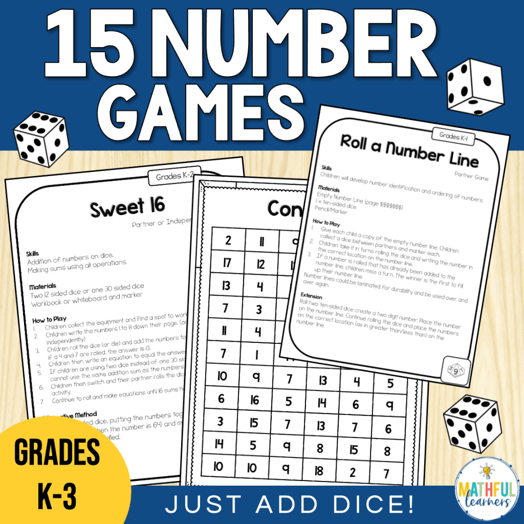 Free Printable Dice Games For Math Download Free Printable Dice Games 