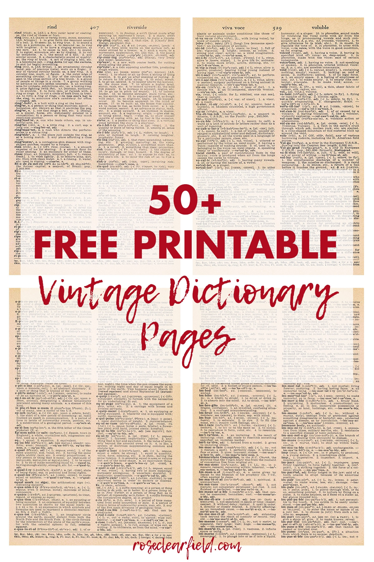 free printable dictionary games