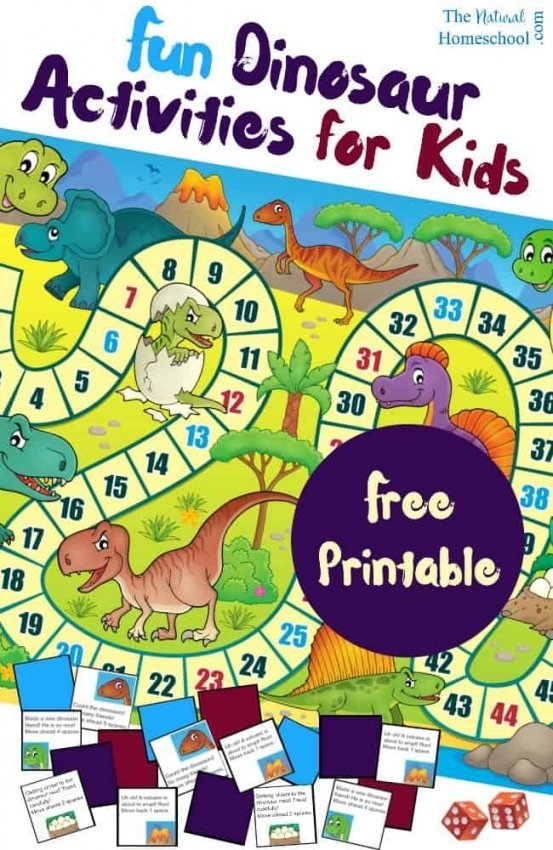 Free Printable Dinosaur Activities For Kids The Natural Homeschool