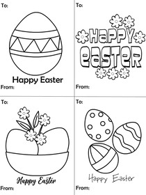 free printable easter cards templates