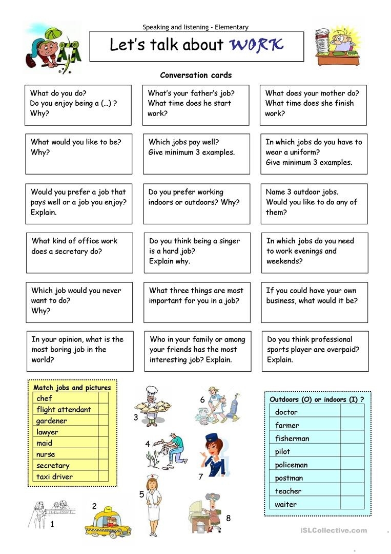 Free Printable English Conversation Worksheets Free Printable
