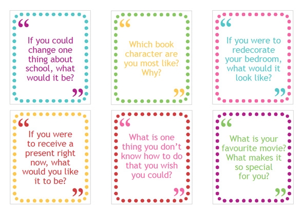 Free Printable Family Conversation Cards Childhood101