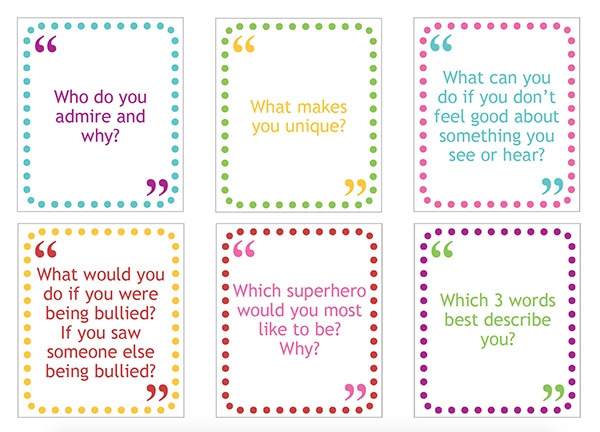 Free Printable Family Conversation Cards