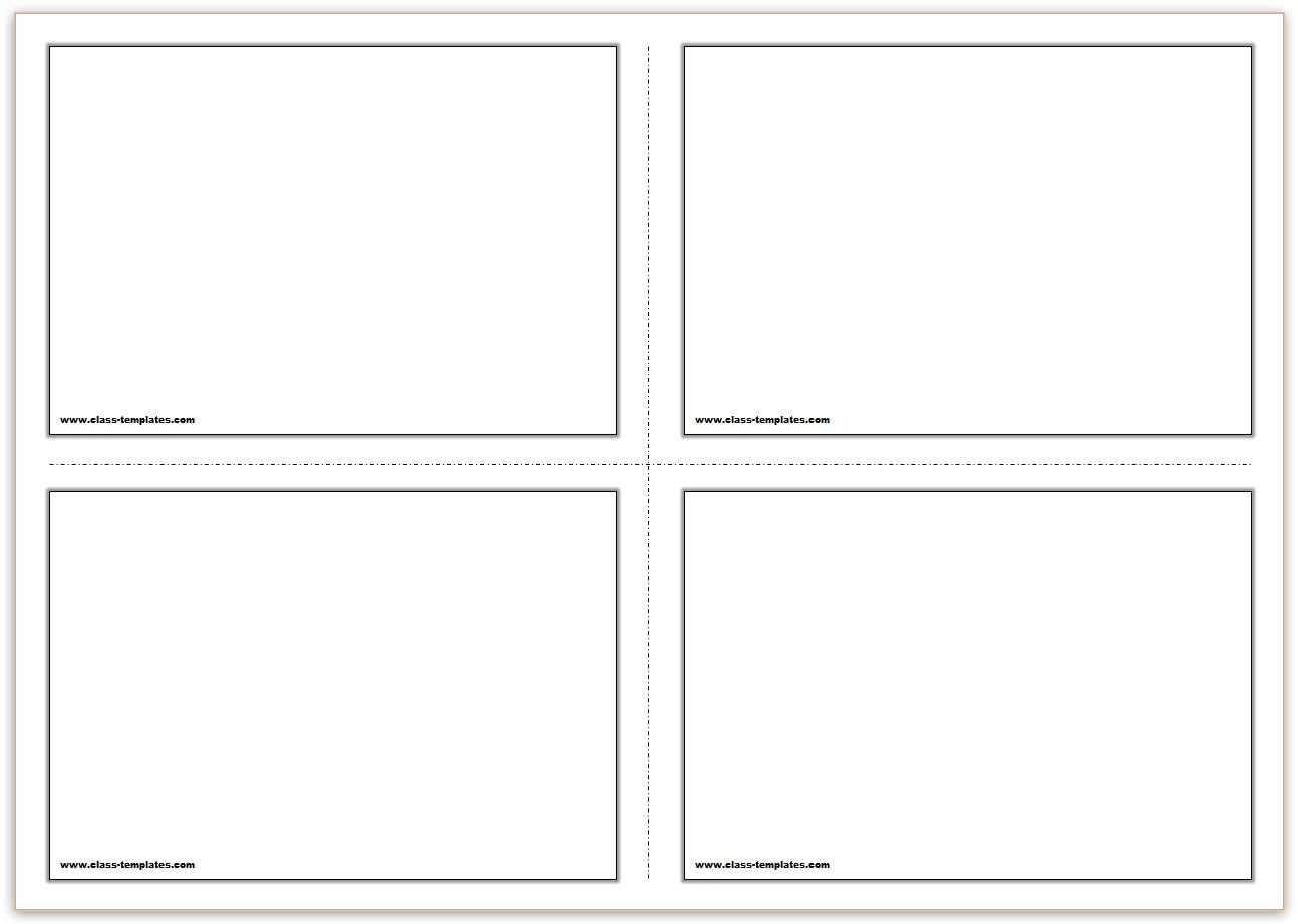 Free Printable Flash Cards Template Inside Index Card Template For