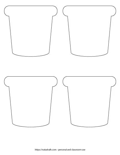 Free Printable Flower Pot Templates for Adorable Mother 39 s Day Crafts 