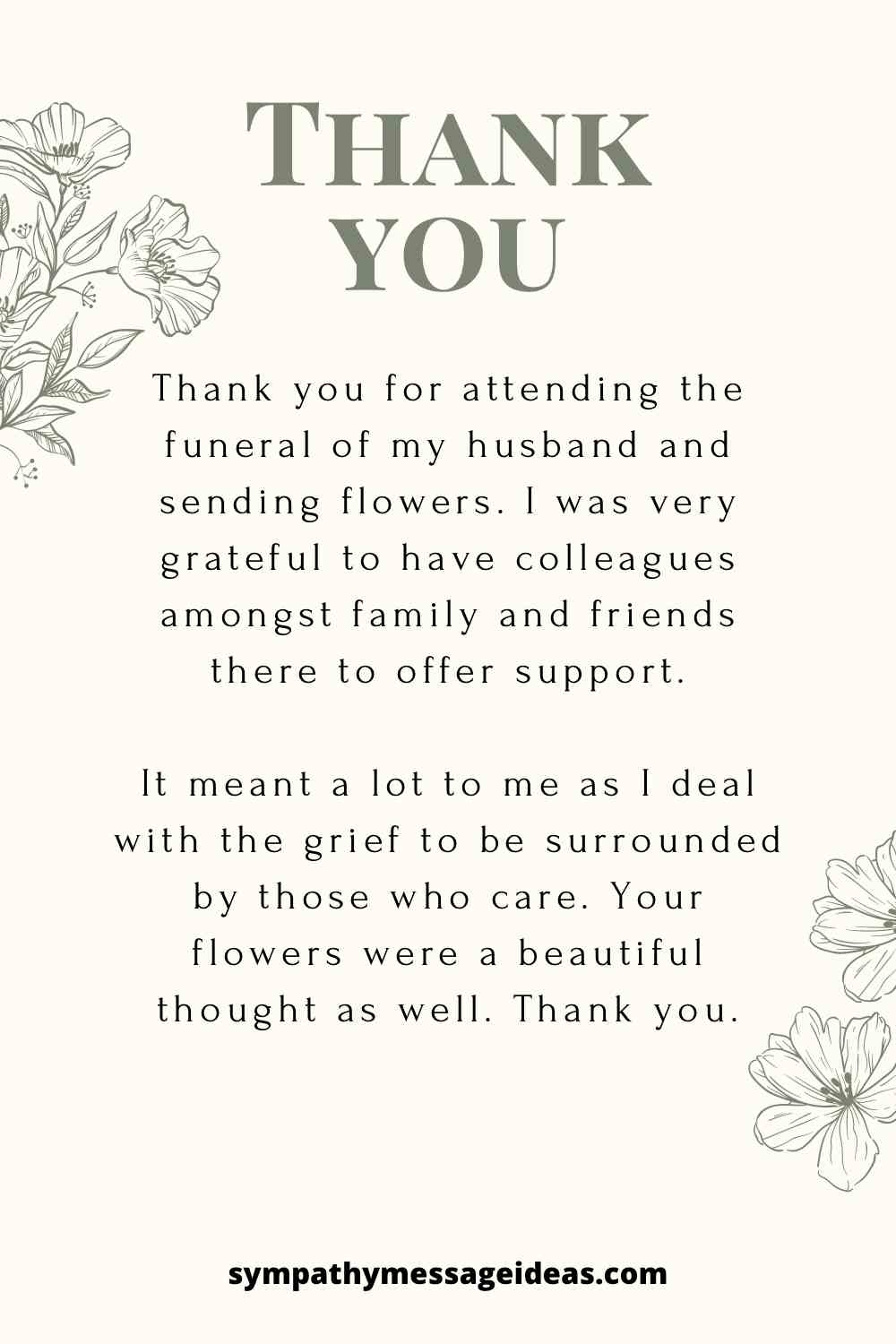 Free Printable Funeral Thank You Card Templates To 51 OFF