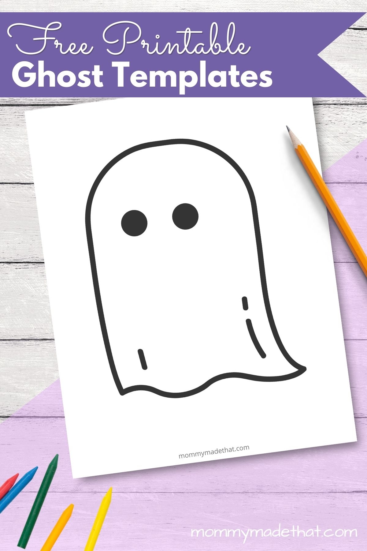 Free Printable Ghost Template Lots To Grab 