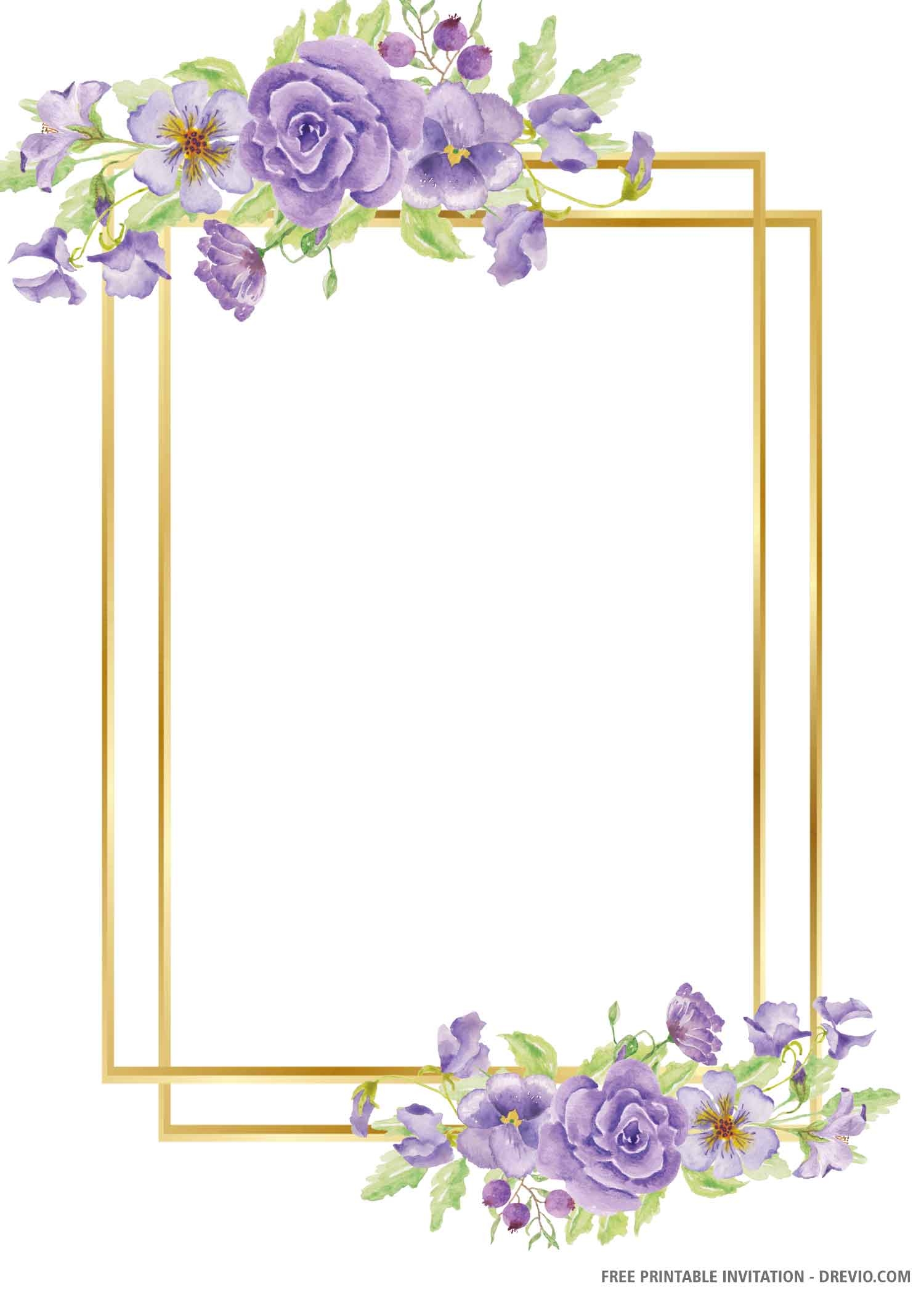 printable invitation card template