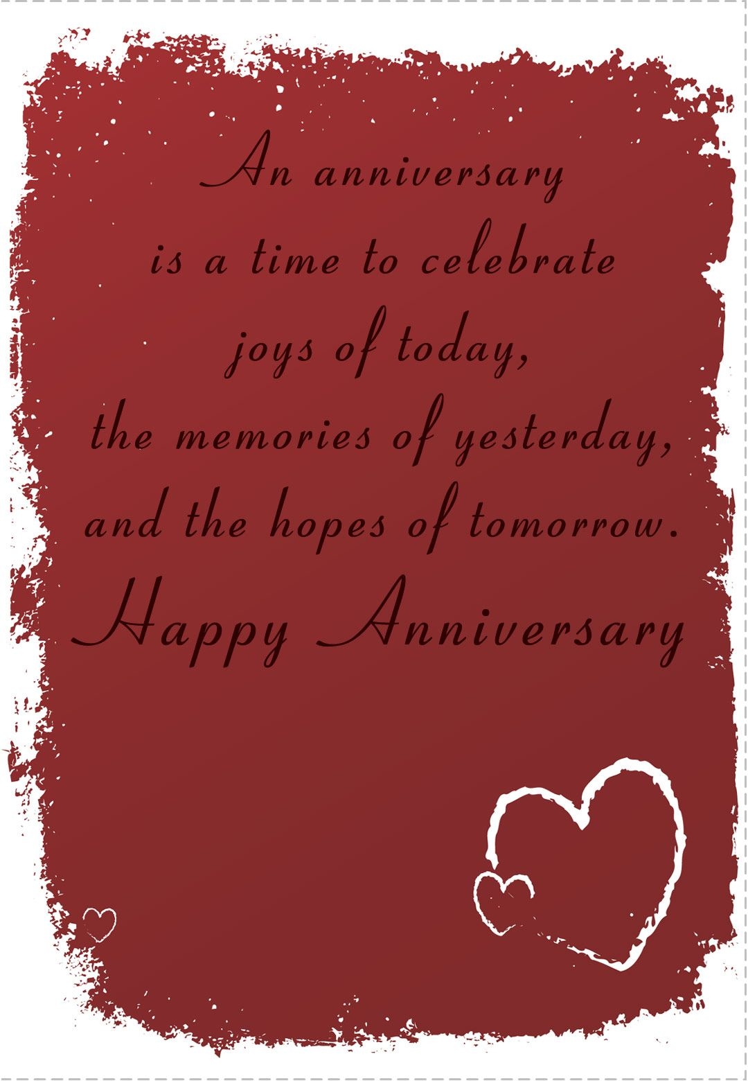 Free Printable Happy Anniversary Cards Printable Templates The Best 