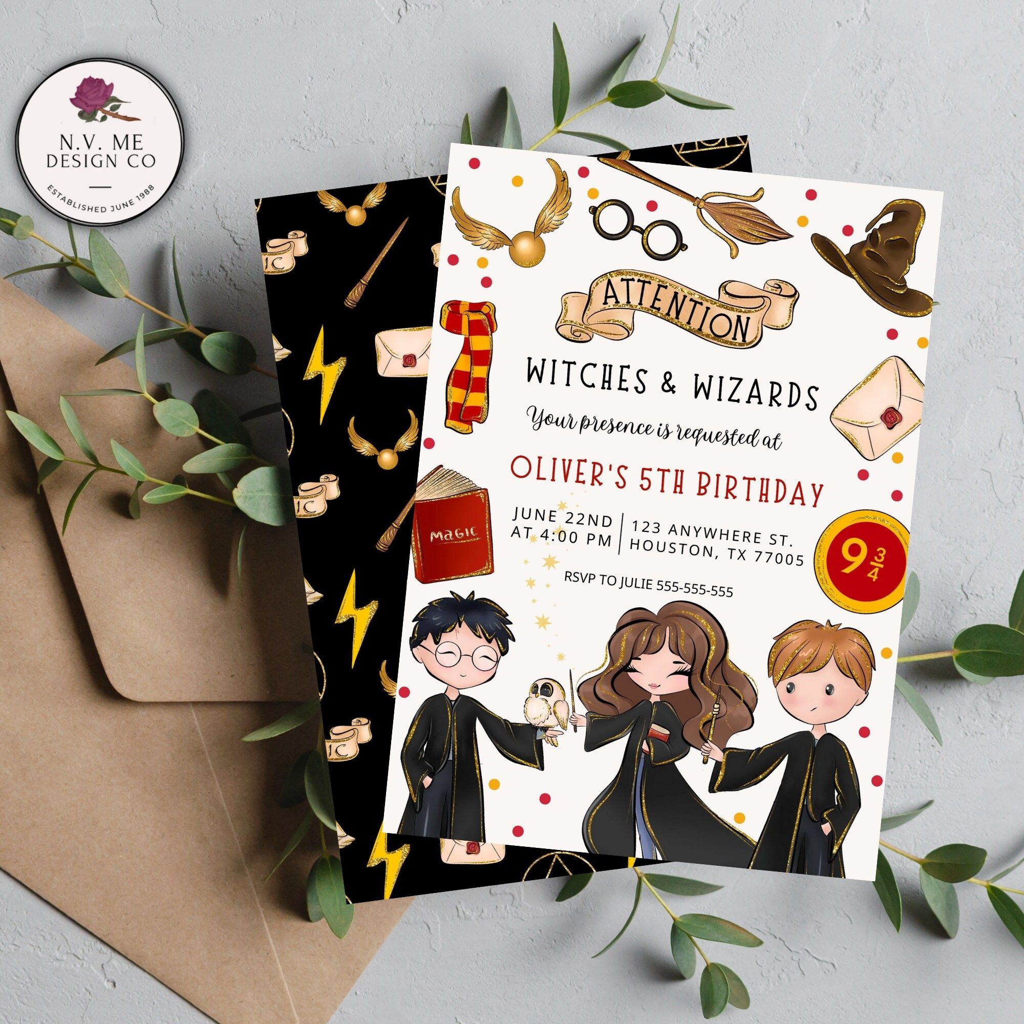 Free Printable Harry Potter Happy Birthday Card Printable Harry Potter
