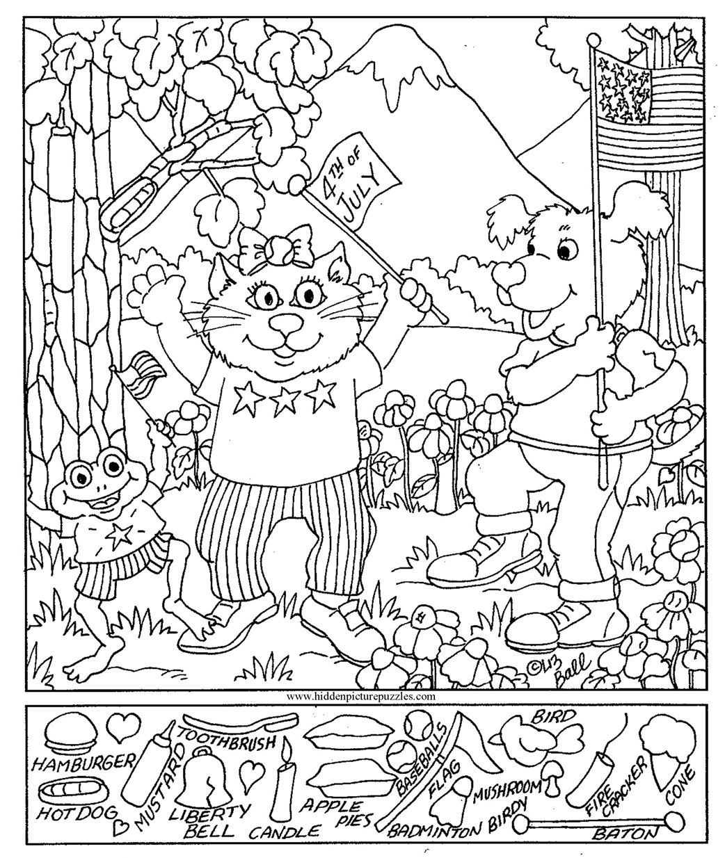 free printable hidden pictures pdf
