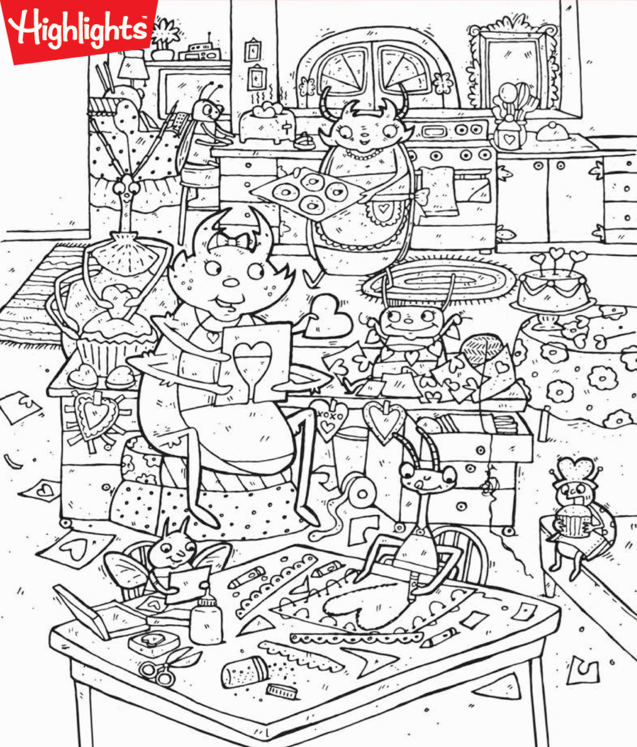 Free Printable Hidden Pictures Valentines Printables Printable