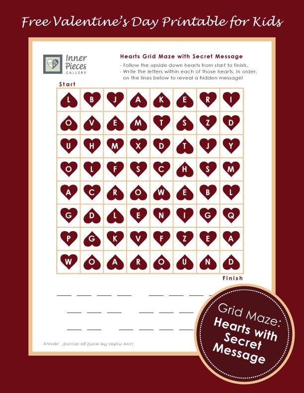 Free Printable Hidden Pictures Valentines Printables Printable Word 