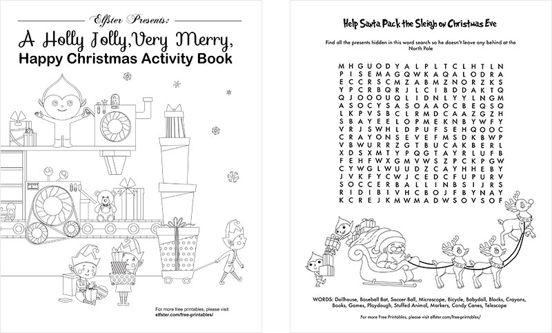 Free Printable I Spy Christmas Activity Paper Trail Design 44 OFF