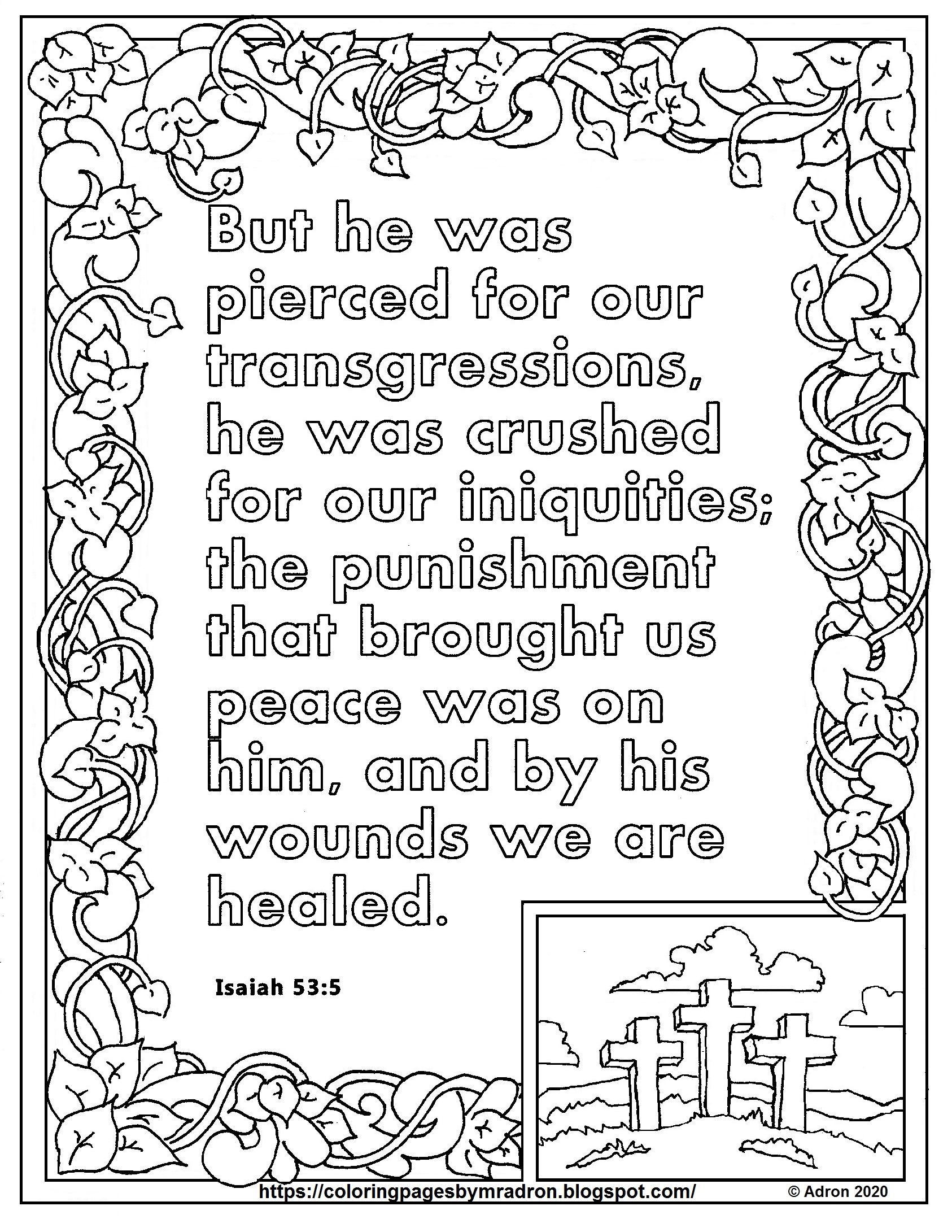 Free Printable Isaiah Activities
