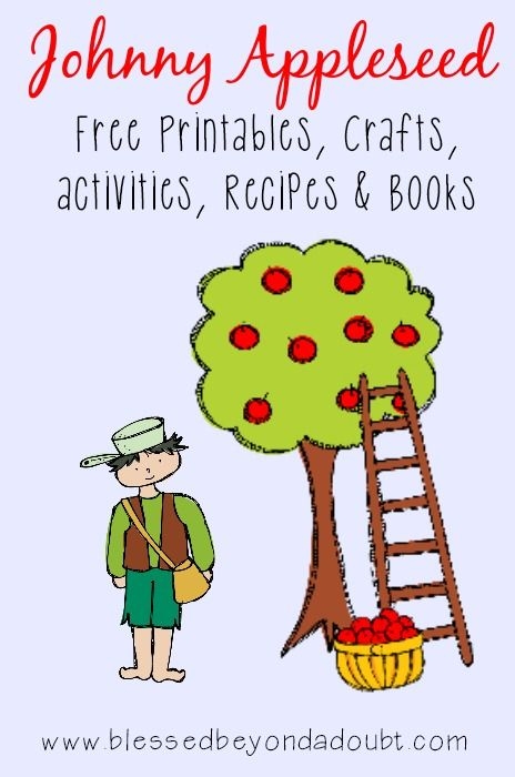 Free Printable Johnny Appleseed Activities