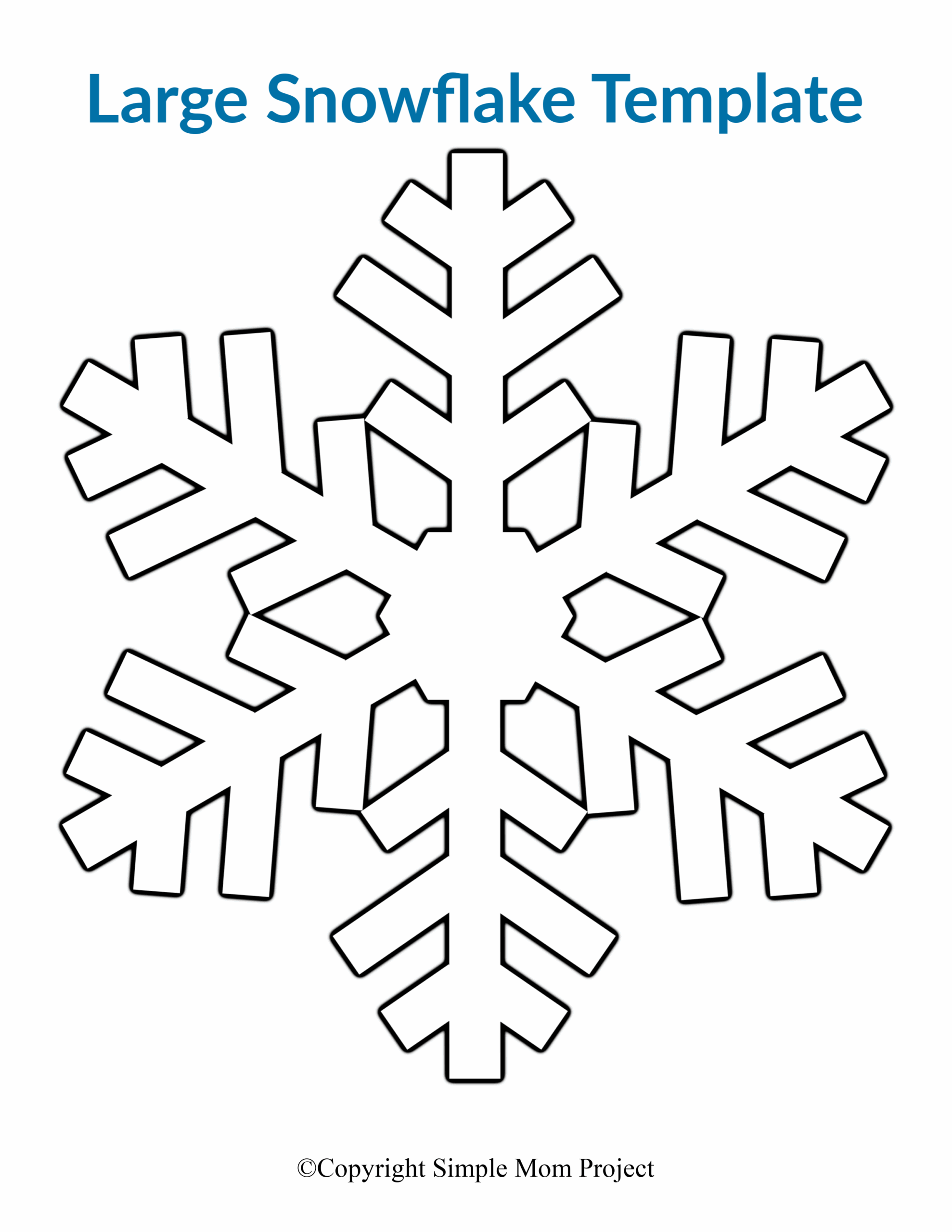 printable snowflake pictures