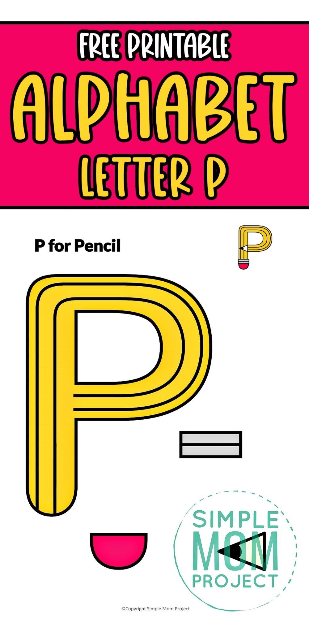 Free Printable Letter P Craft Template Artofit