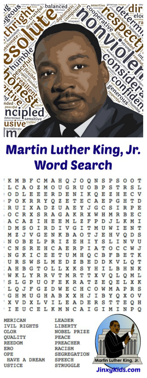 martin luther king printable pictures