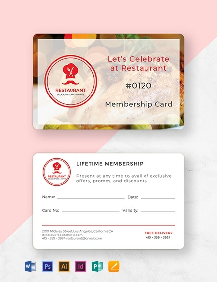 Free Printable Membership Card Template Printable Templates Free
