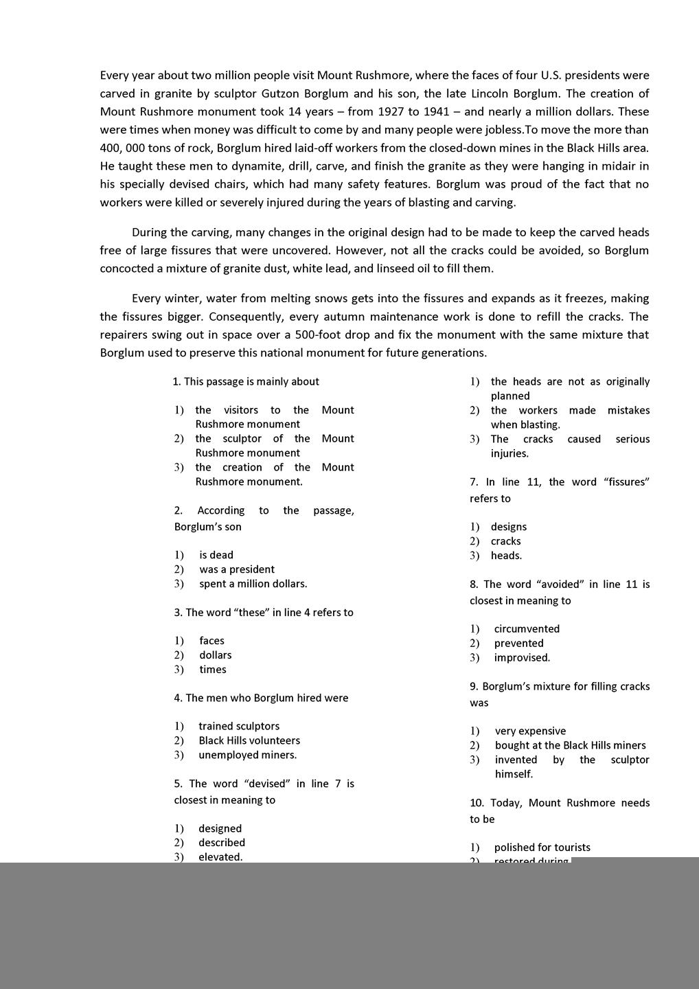 Free Printable Middle School Reading Comprehension Worksheets Lexias 