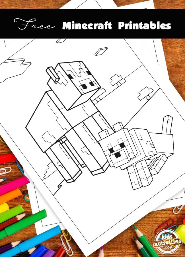 Free Printable Minecraft Printables For Kids Kids Activities Blog